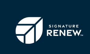 signature renew white logo